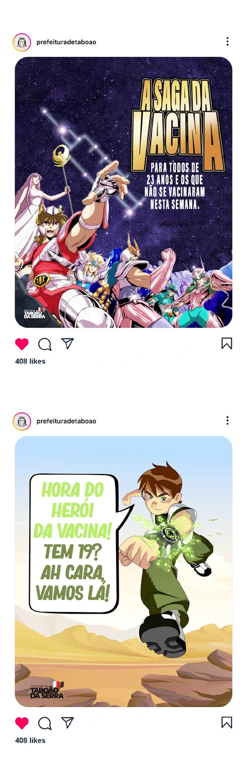 Vacinação e redes sociais