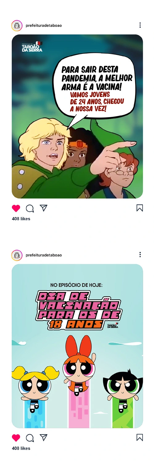 Vacinação e redes sociais
