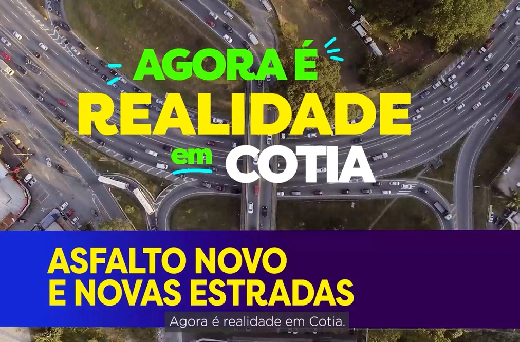 Agora é realidade em Cotia